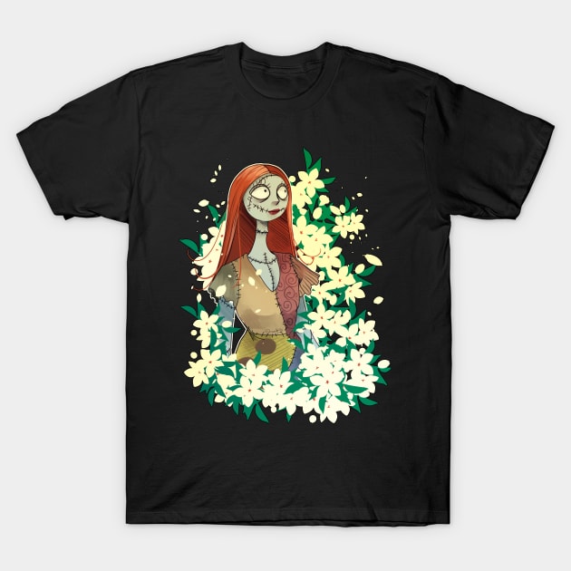 Sally Flowers T-Shirt by KanaHyde